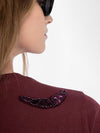 T-Shirt Alys Hc Embroidery Wings