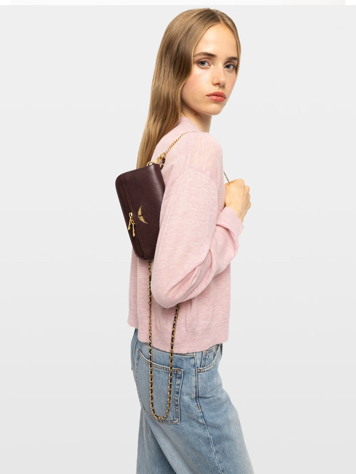 Mini Bolso Rock Grained Leather