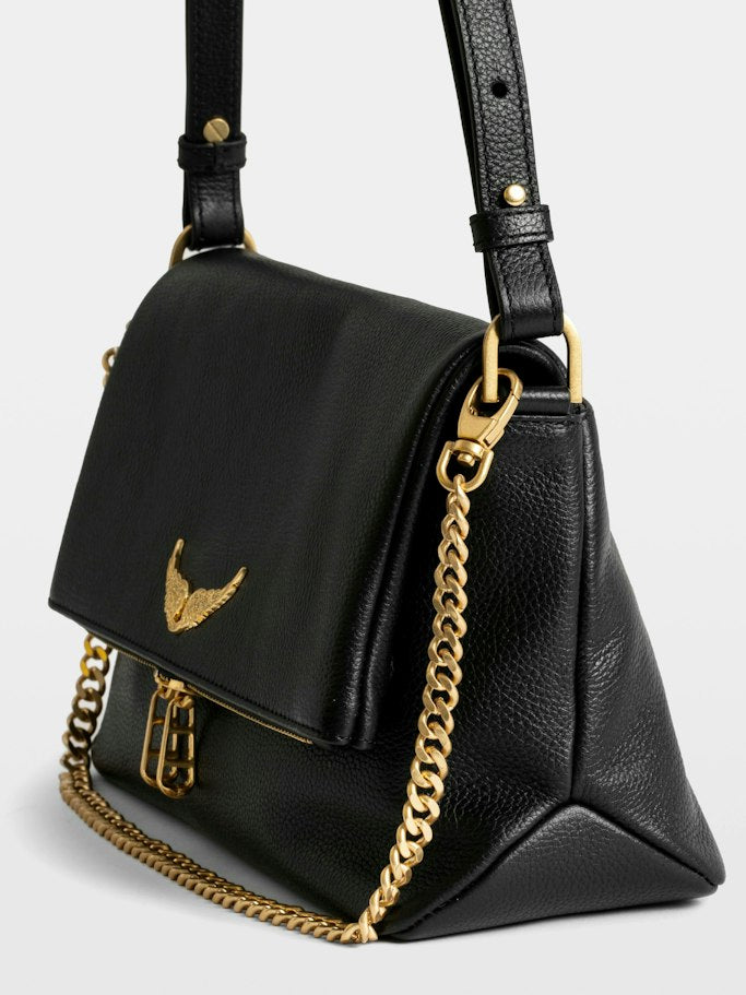 Bolso Rocky II Negro dorado