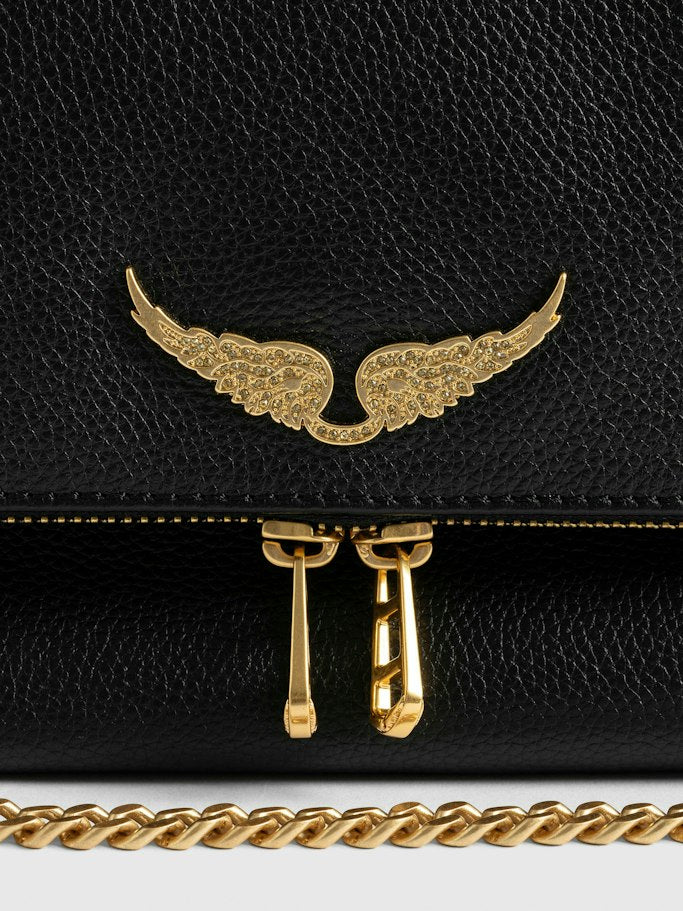 Bolso Rocky II Negro dorado
