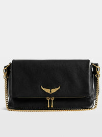 Bolso Rocky II Negro dorado