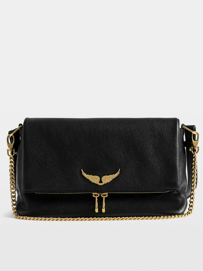 Bolso Rocky II Negro dorado