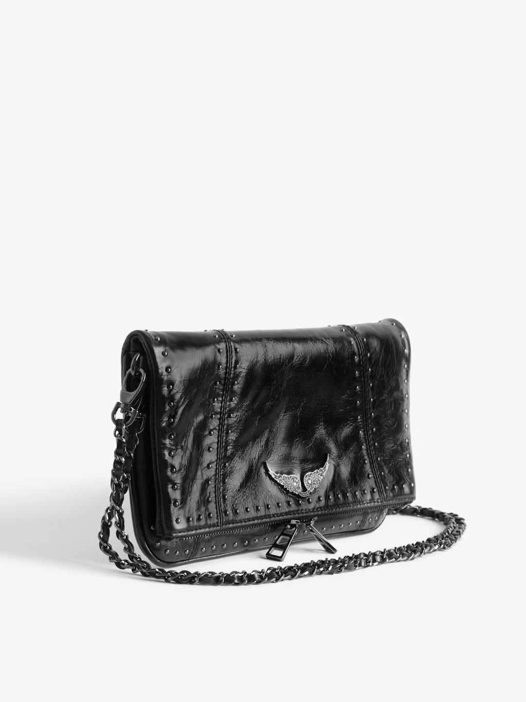 Bolso Rock Vintage Patent Studs
