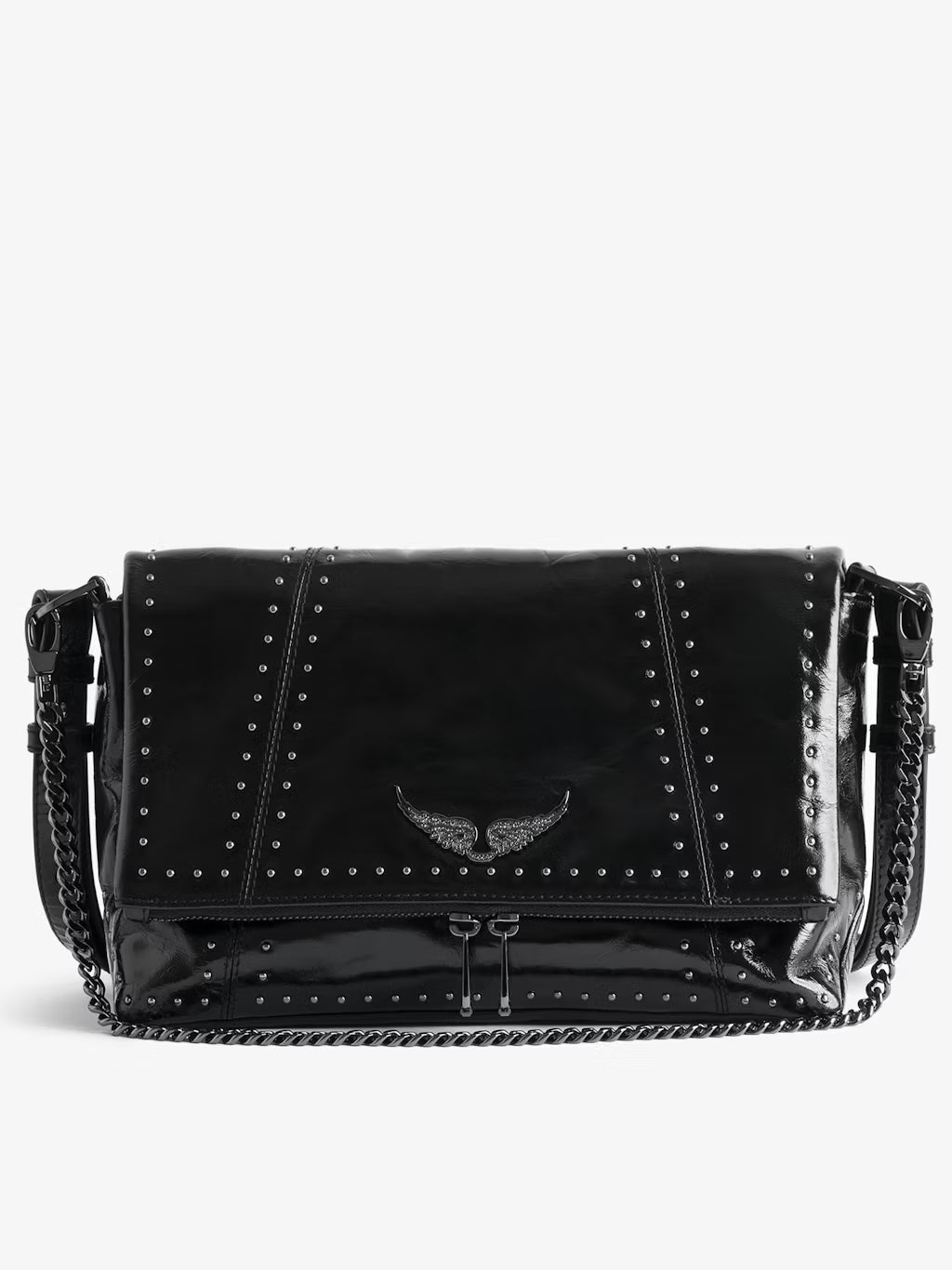 Bolso Rocky Ii Vintage Patent Studs