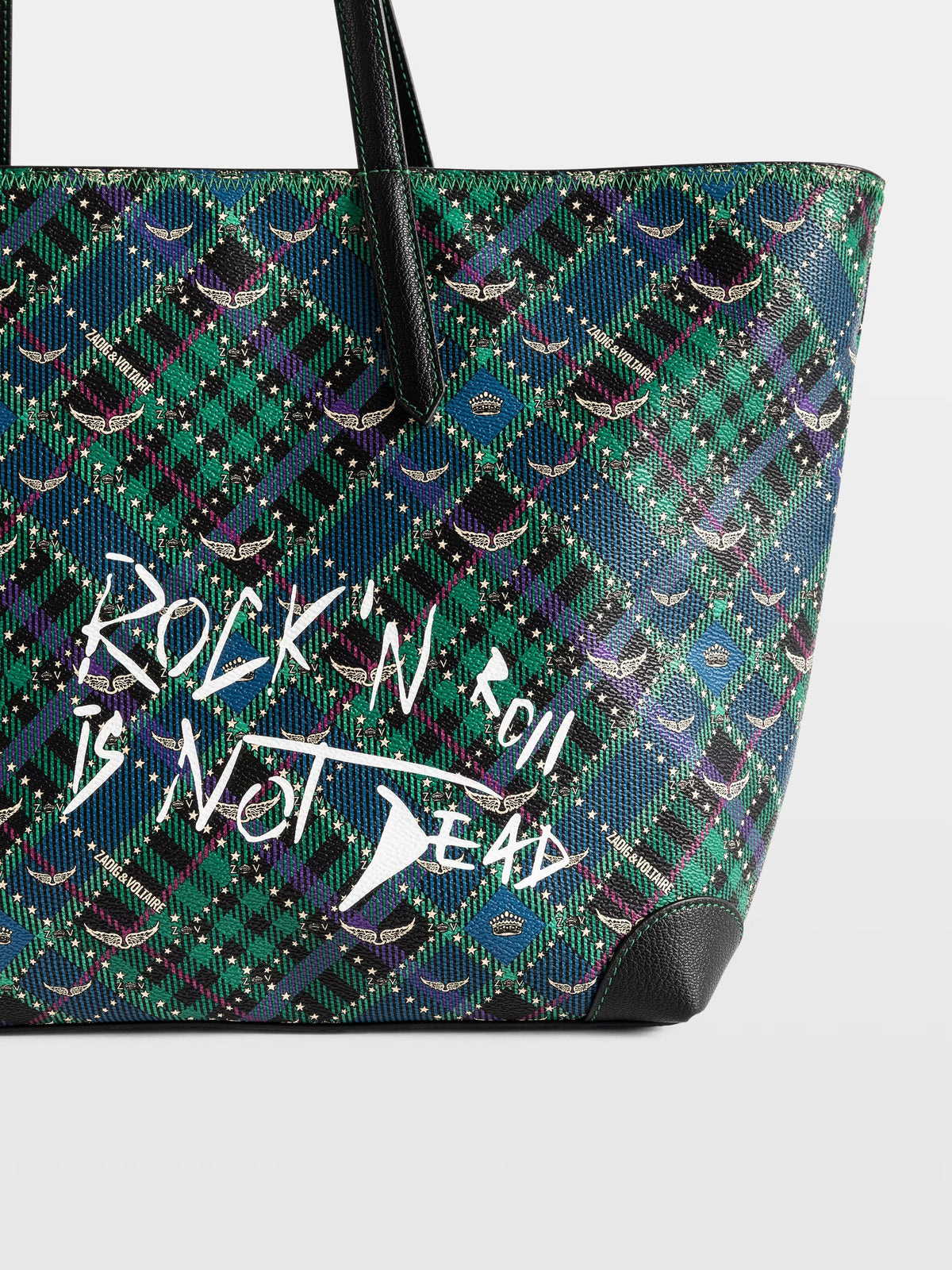 Bolso Z Shopper Punk Check