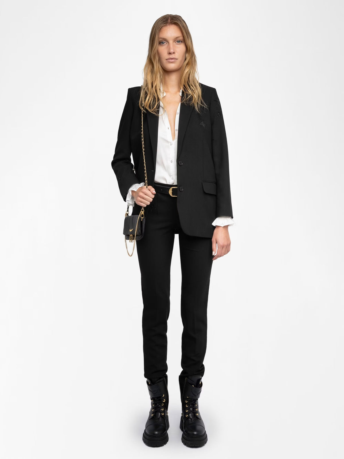Pantalon Prune Strass Star Eco