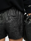Short Pax Cuir Froisse Perm
