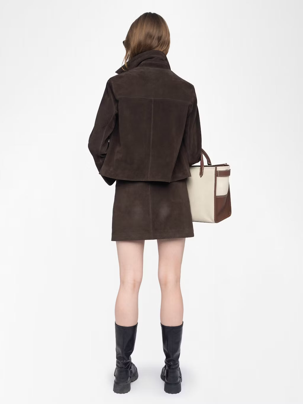Mini Falda Jaime Heavy Suede