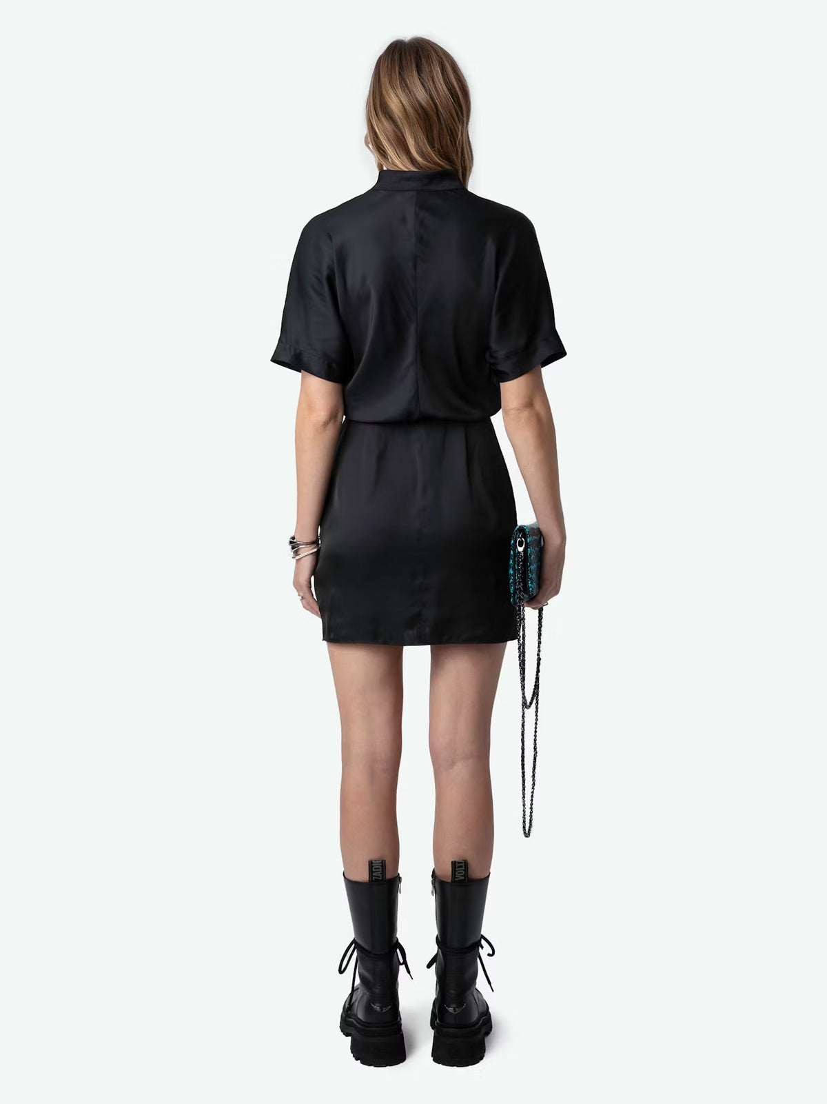 Vestido De Satén Raito