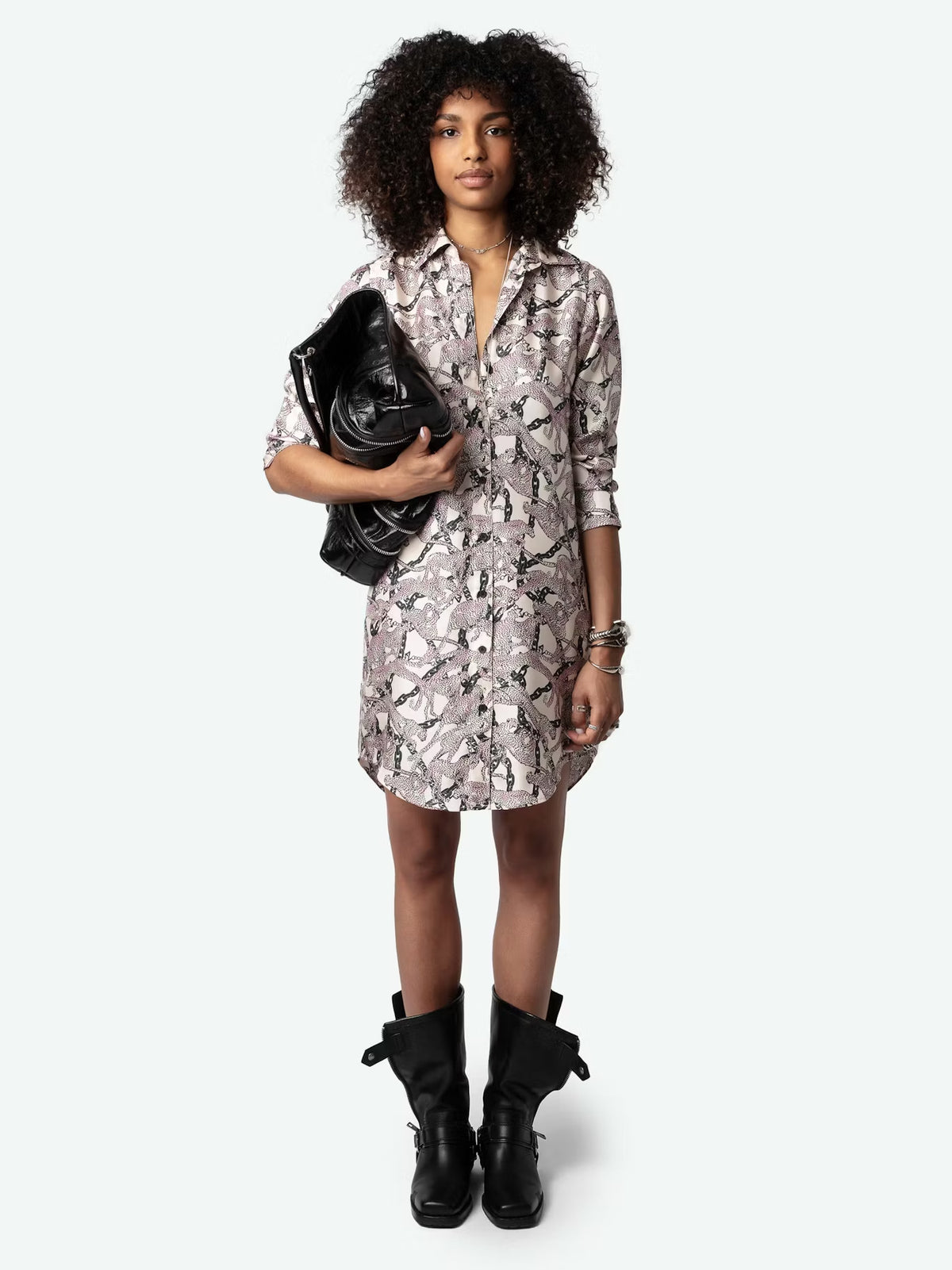 Vestido Rais De Seda