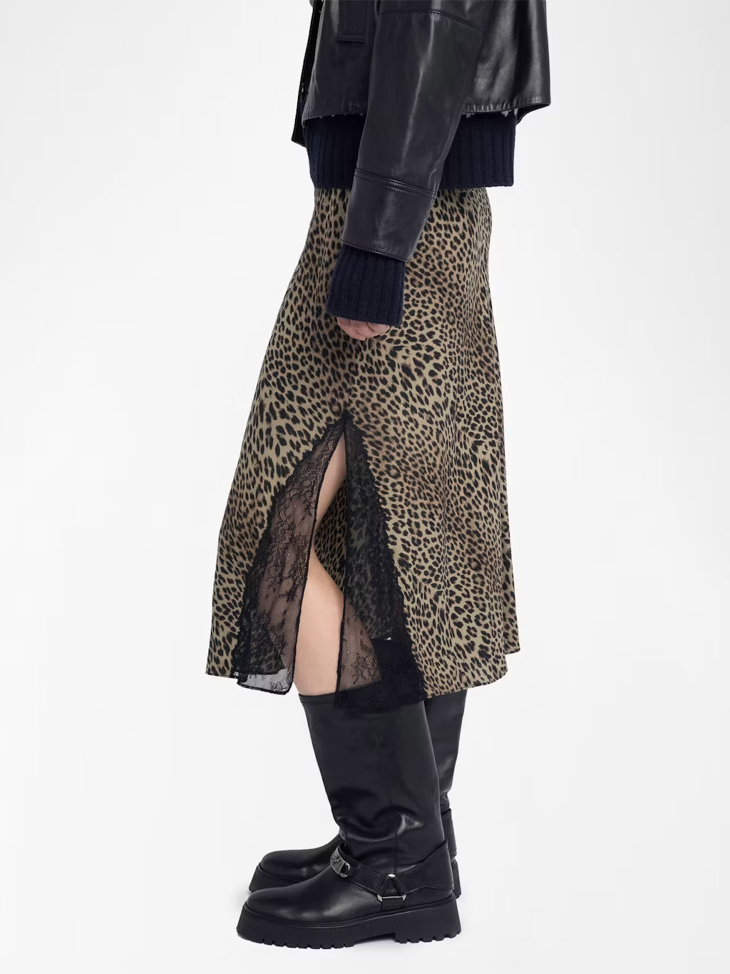 Midi Falda Jayla Soft Leo